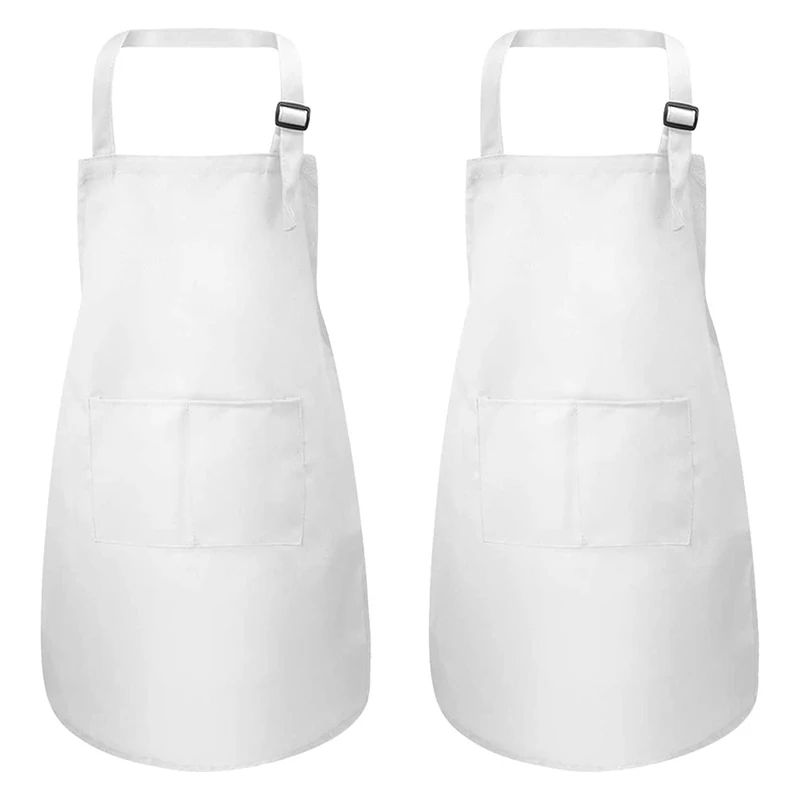 LittleChef Kids Apron Hat Set 5 Sets Adjustable Cooking Painting Costume Kit For Children 4