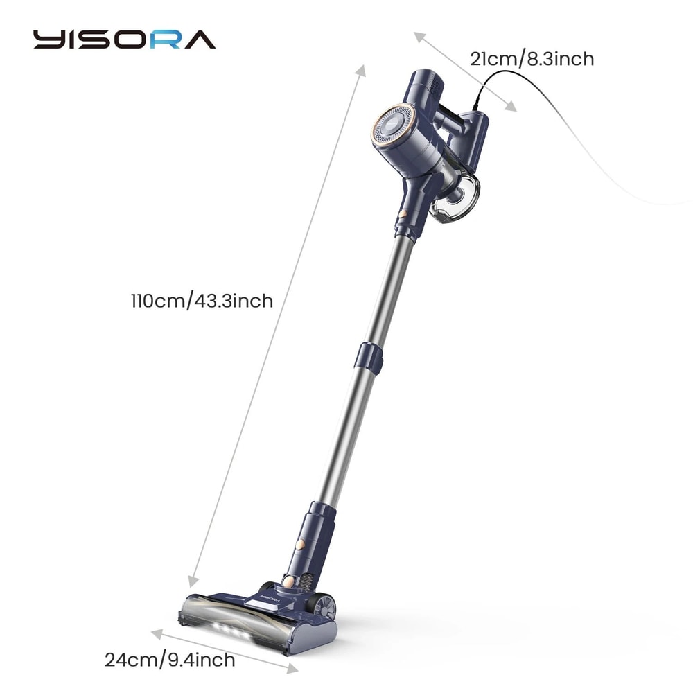 PowerSweep I8 Corded Stick Vacuum Cleaner 23000Pa HighSuction Lightweight Vacuum For Floors Carpet