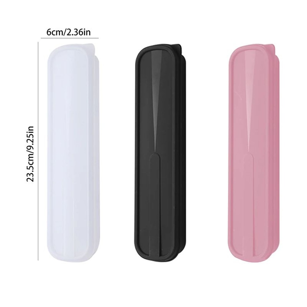 EcoCarry Portable Cutlery Storage Box Flip Cover Travel Utensil Case For Chopsticks Spoon 5