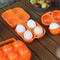 EggSafe Portable Egg Storage Case 246 Grid Travel Egg Holder Box With Handle 0