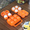 EggSafe Portable Egg Storage Case 246 Grid Travel Egg Holder Box With Handle 4
