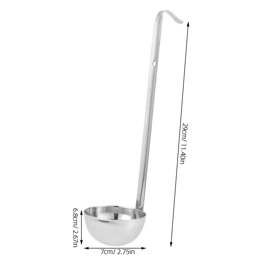 ServePro Stainless Steel Ladle Measuring Spoon Set Durable Soup Sauce Serving Kitchen Tools 7