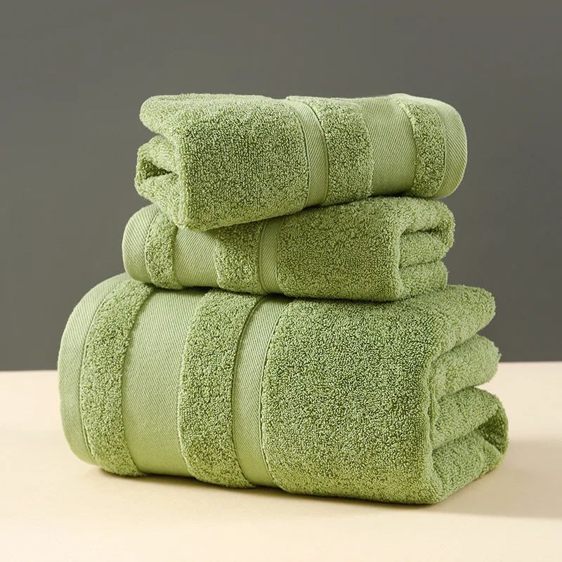 PureSoft Cotton Towel Set UltraAbsorbent Bath Hand Towels In Multiple Sizes Gift Set 8
