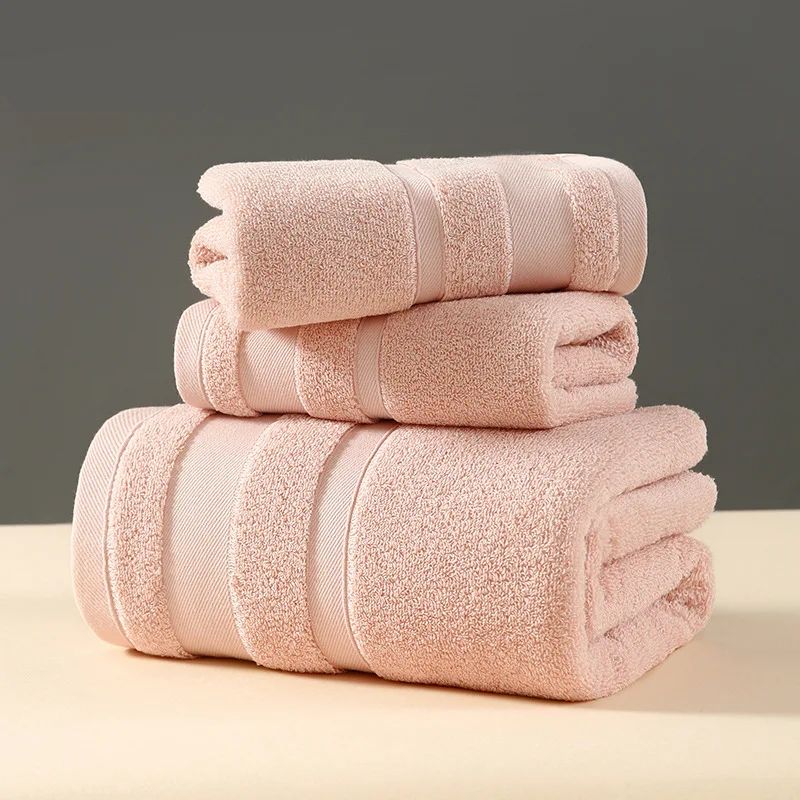 PureSoft Cotton Towel Set UltraAbsorbent Bath Hand Towels In Multiple Sizes Gift Set 10
