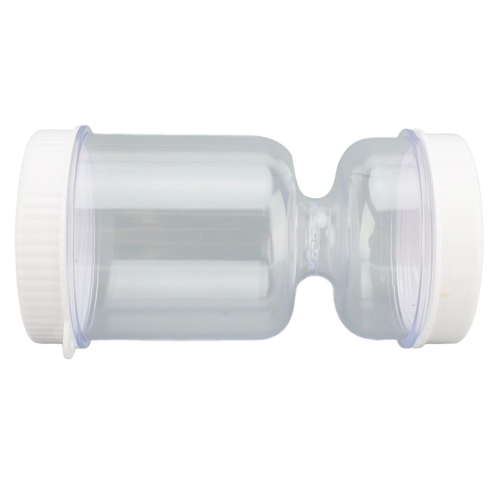 FlipFresh Pickle Separator Jar Leakproof Hourglass Dry Wet Food Storage Container 3