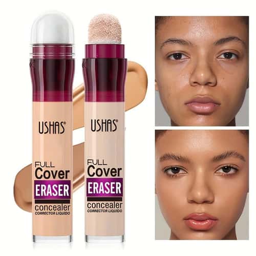 FlawlessCover Sponge Tip Concealer – Long-Lasting Liquid Foundation for Dark Circles & Blemishes