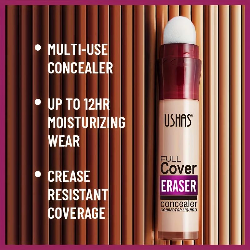 FlawlessCover Sponge Tip Concealer LongLasting Liquid Foundation For Dark Circles Blemishes 2