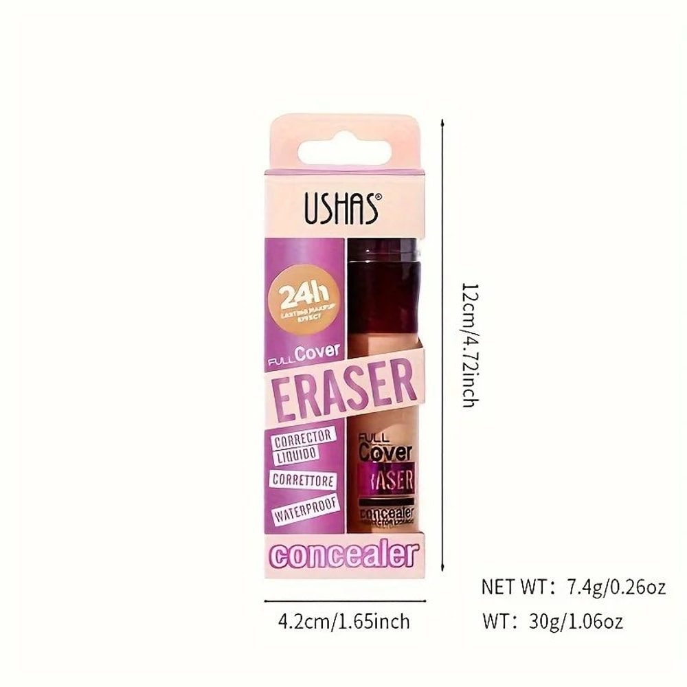 FlawlessCover Sponge Tip Concealer LongLasting Liquid Foundation For Dark Circles Blemishes 5