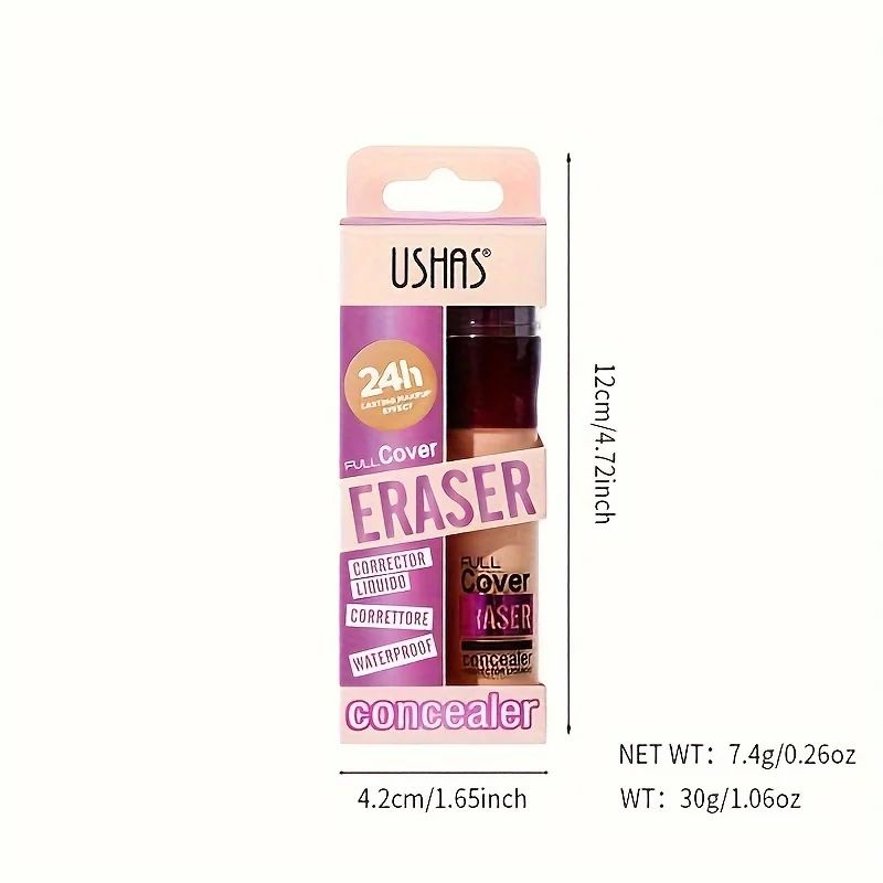 FlawlessCover Sponge Tip Concealer LongLasting Liquid Foundation For Dark Circles Blemishes 5
