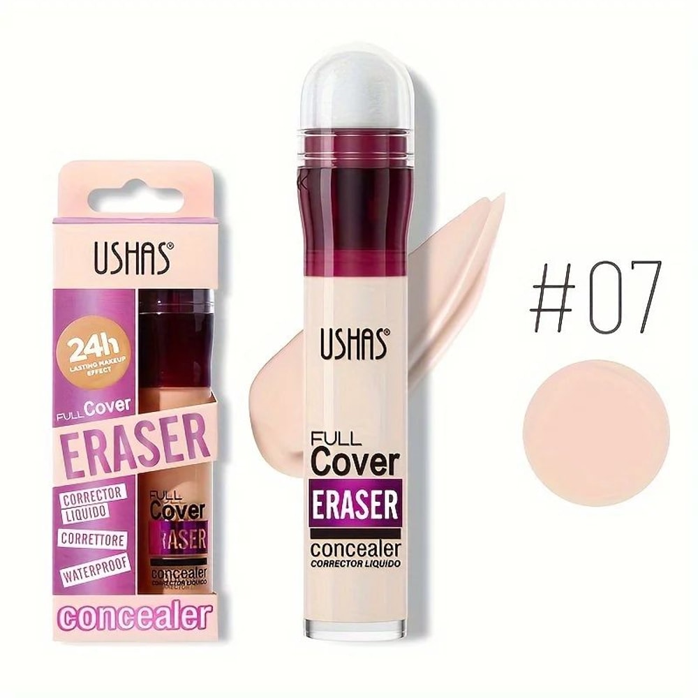 FlawlessCover Sponge Tip Concealer LongLasting Liquid Foundation For Dark Circles Blemishes 12