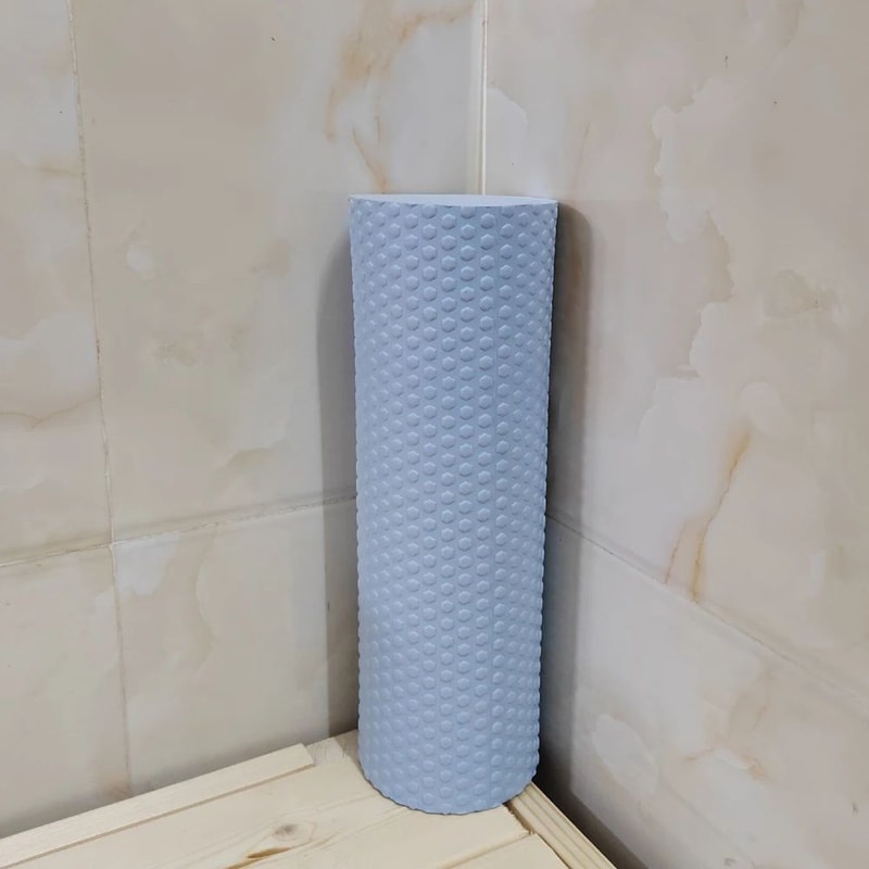 FlexRoll EVA Foam Yoga Roller Hexagonal Deep Tissue Massage Pilates Exercise Cylinder 8