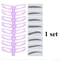 BrowPerfect 8in1 Eyebrow Stencil Kit Reusable Brow Shaping Template Set 6