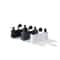 CleanFlow Kitchen Soap Dispenser With Sponge Holder Sink Caddy Organizer Set Matte Black 3