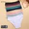 FineToo Womens Cotton Panty Set Soft Stretch Striped Solid Comfortable Briefs 3