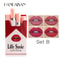 Handaiyan Velvet Matte Lipstick Set LongLasting Small Cigarette Lipsticks 4pcs 7