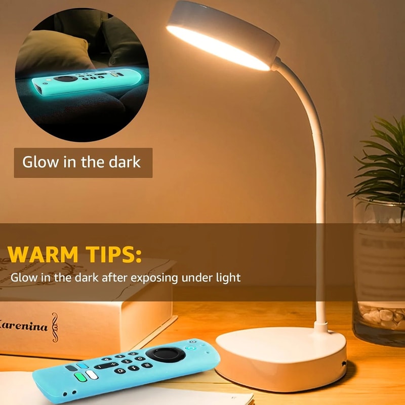 GlowGuard Silicone Remote Cover For Alexa Voice Remote Luminous Protective Case For Fire TV Stick 3