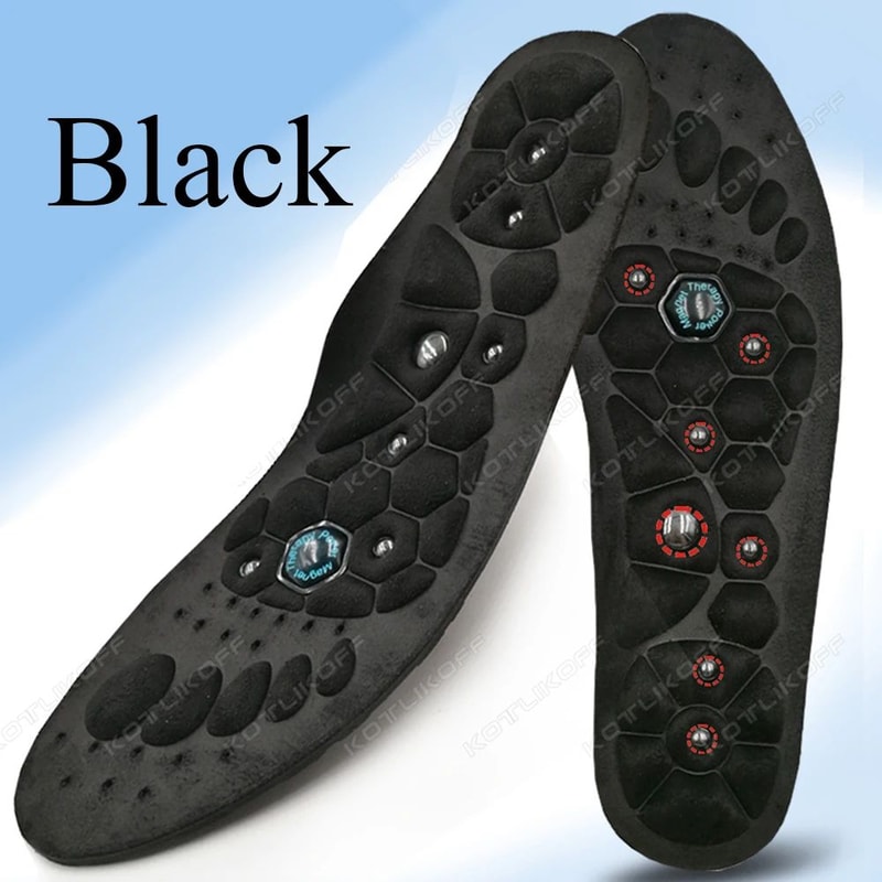 MagnaStep Acupressure Magnetic Insoles AntiFatigue Arch Support Massage Shoe Inserts For Pain Reli 8