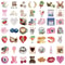 Aesthetic Harajuku Sticker Pack Pinterest Laptop Luggage Streetwear Decorative Stickers 50pcs 4