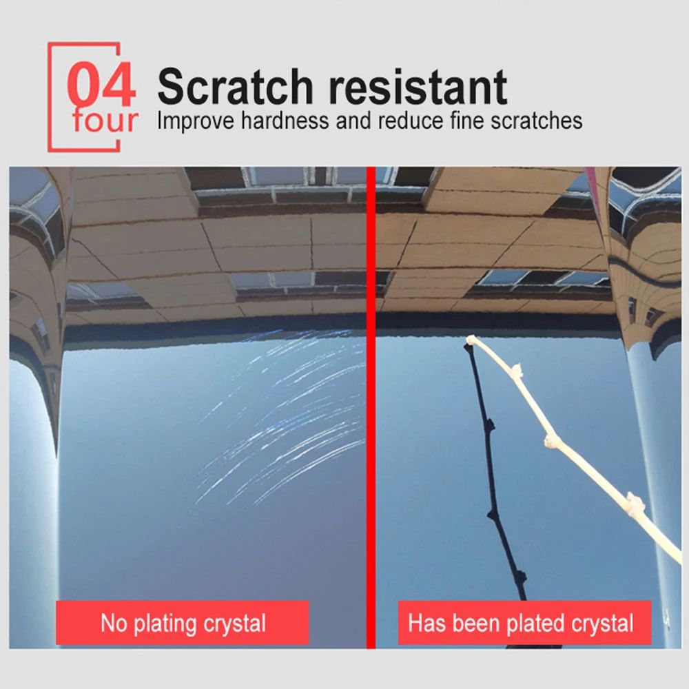 HydroShield 10H Ceramic Car Coating 2pcs 30ml AntiScratch Hydrophobic Paint Protection Polish 4