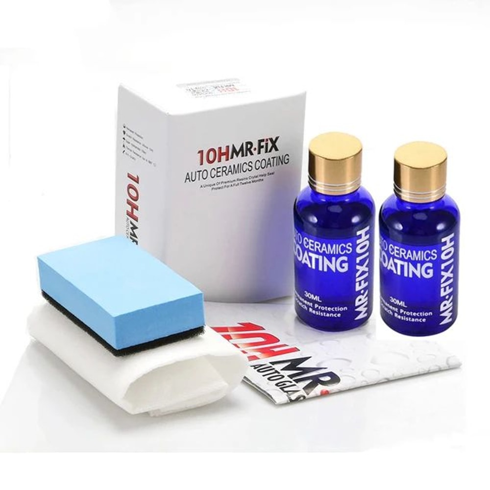 HydroShield 10H Ceramic Car Coating 2pcs 30ml AntiScratch Hydrophobic Paint Protection Polish 6
