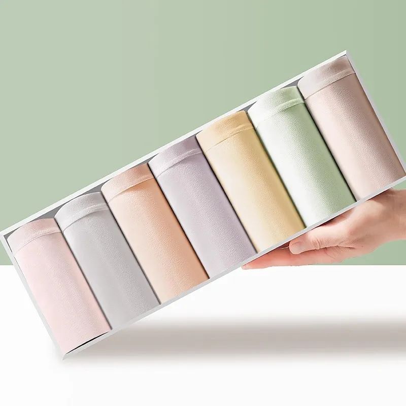 ComfyFit Cotton Low Waist Panties 7pcs Breathable Womens Underwear Soft Stretch Cute Briefs Set 5