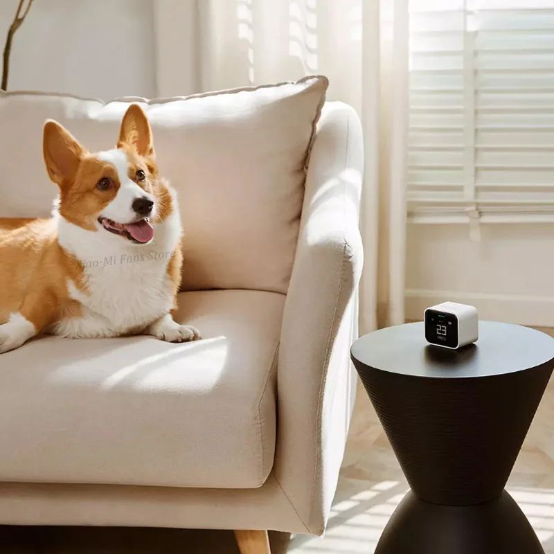 Qingping Air Detector Lite Smart PM25 Air Quality Monitor With Retina IPS Touchscreen HomeKit 2