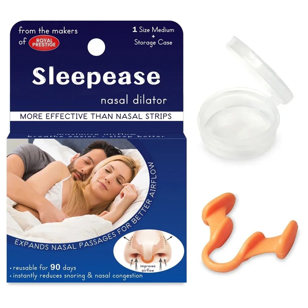 BreatheEasy Silicone Nasal Dilator AntiSnoring Nose Clip For Better Sleep Easy Breathing 6