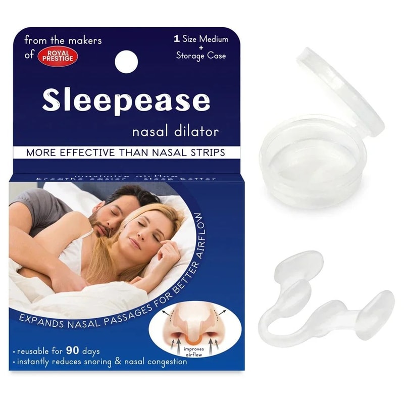 BreatheEasy Silicone Nasal Dilator AntiSnoring Nose Clip For Better Sleep Easy Breathing 7