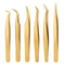 Precision Pro 6Piece Eyelash Tweezer Set Volume Lash Extension Tools Kit For False Lashes Eyebrow 7