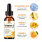 RadiantGlow Vitamin C Facial Essence Brightening Hyaluronic Acid Serum For Dark Spots AntiAging D 3