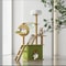 GreenLuxe 59in Modern Cat Tree Tower MultiLevel Condo With Space Capsule Hammock Scratching Posts 6