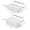 UnderShelf Refrigerator Drawer Organizer Transparent Food Storage Box For Fruits Vegetables Eggs 4