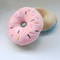 SnuggleBite Donut Plush Dog Toy Soft Squeaky Chew Toy For Small Medium Dogs 3