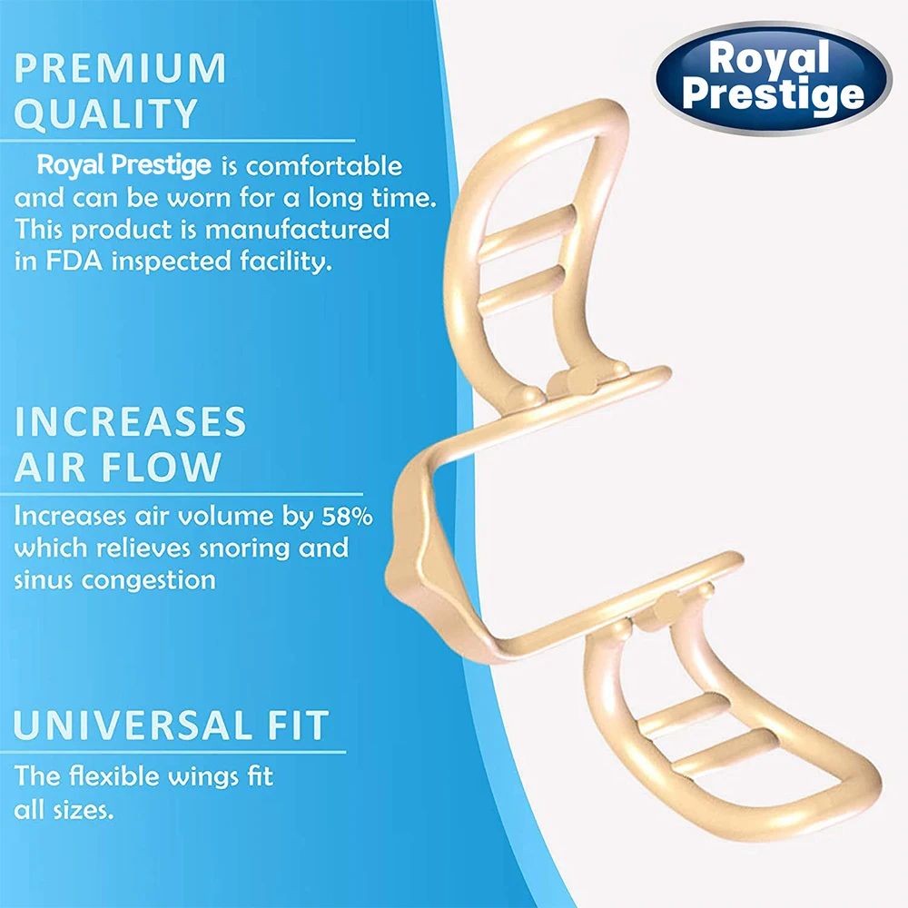 BreatheEase Silicone Nose Dilator AntiSnoring Nasal Clip For Improved Airflow Better Sleep 2