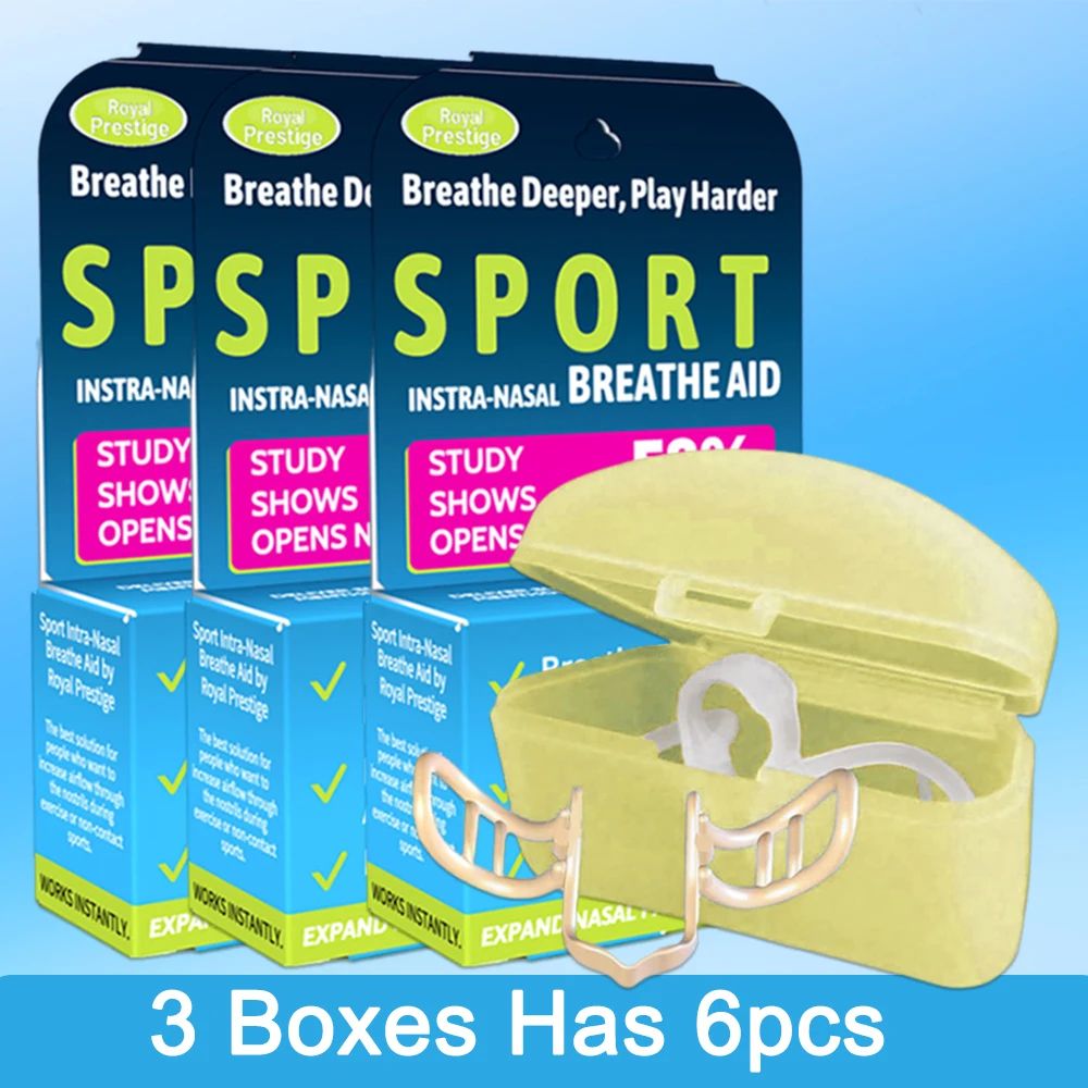 BreatheEase Silicone Nose Dilator AntiSnoring Nasal Clip For Improved Airflow Better Sleep 8