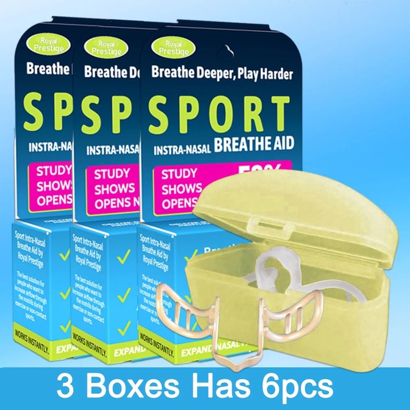 BreatheEase Silicone Nose Dilator AntiSnoring Nasal Clip For Improved Airflow Better Sleep 8