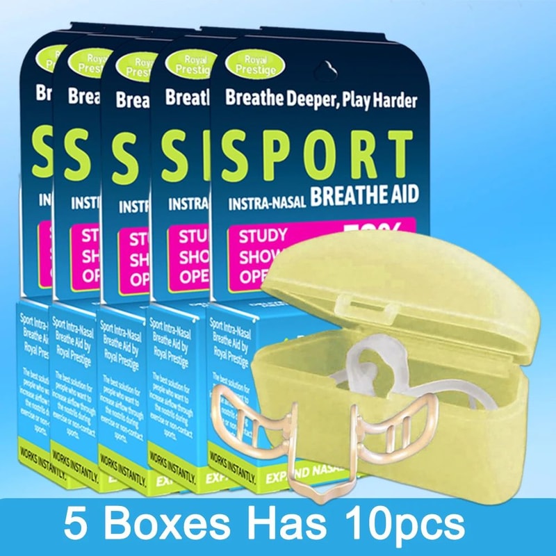 BreatheEase Silicone Nose Dilator AntiSnoring Nasal Clip For Improved Airflow Better Sleep 9