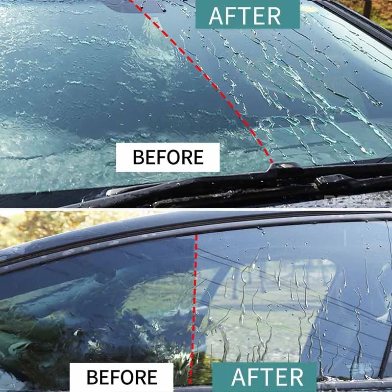 AIVC NanoShield Glass Hydrophobic Spray Rain Repellent Waterproof Coating For Windshield Mirrors 5