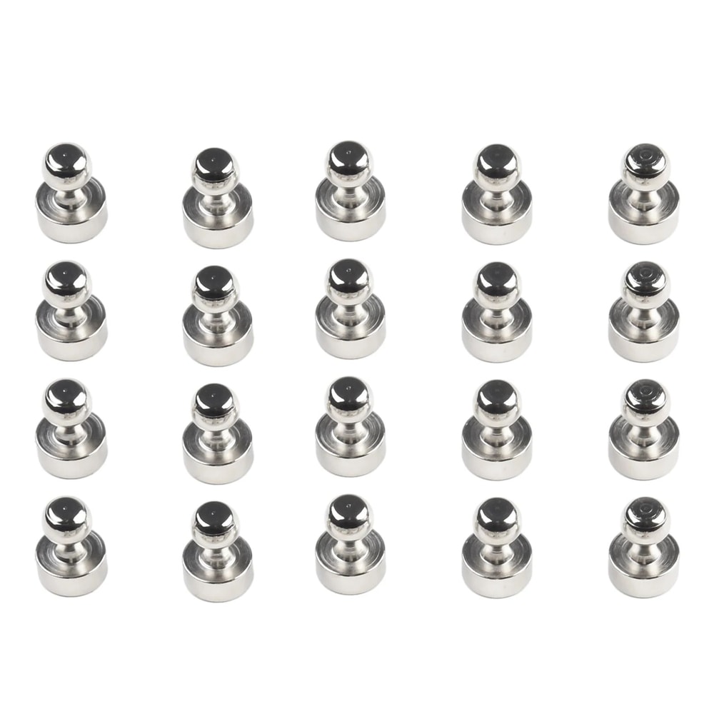 MagniGrip Neodymium Magnetic Push Pins Super Strong Cone Magnets For Fridge Board Office Use 1020 7