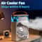 CoolBreeze 3in1 Mini Air Cooler Fan Portable USB Air Conditioner Humidifier LED Night Light 0
