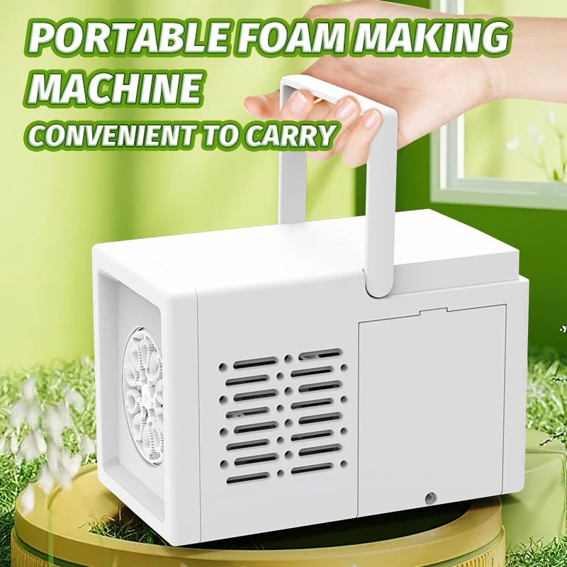 10Hole Automatic Bubble Machine Toy Electric Handheld Bubble Blower For Outdoor Parties Kids Fun 3