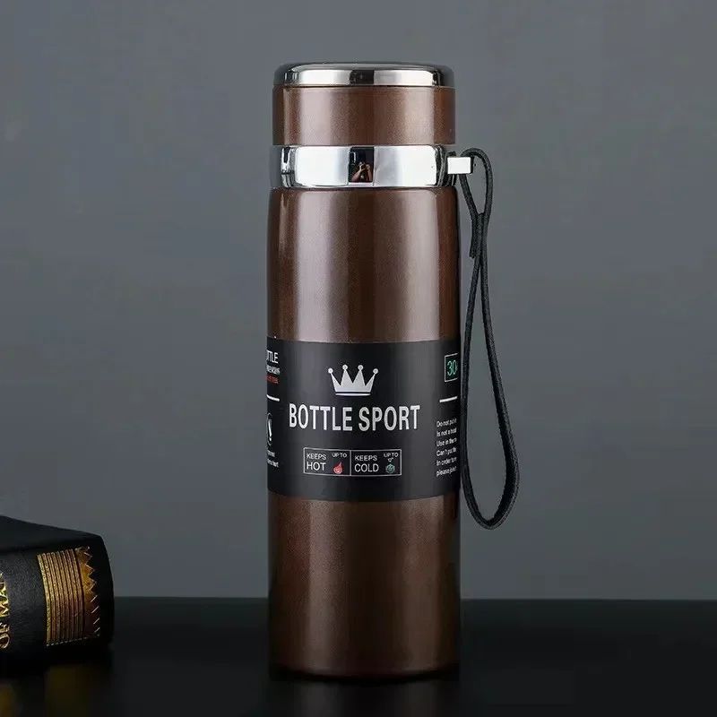338 Oz Stainless Steel Thermal Water Bottle Vacuum Insulated Flask For Hot Cold Drinks 2