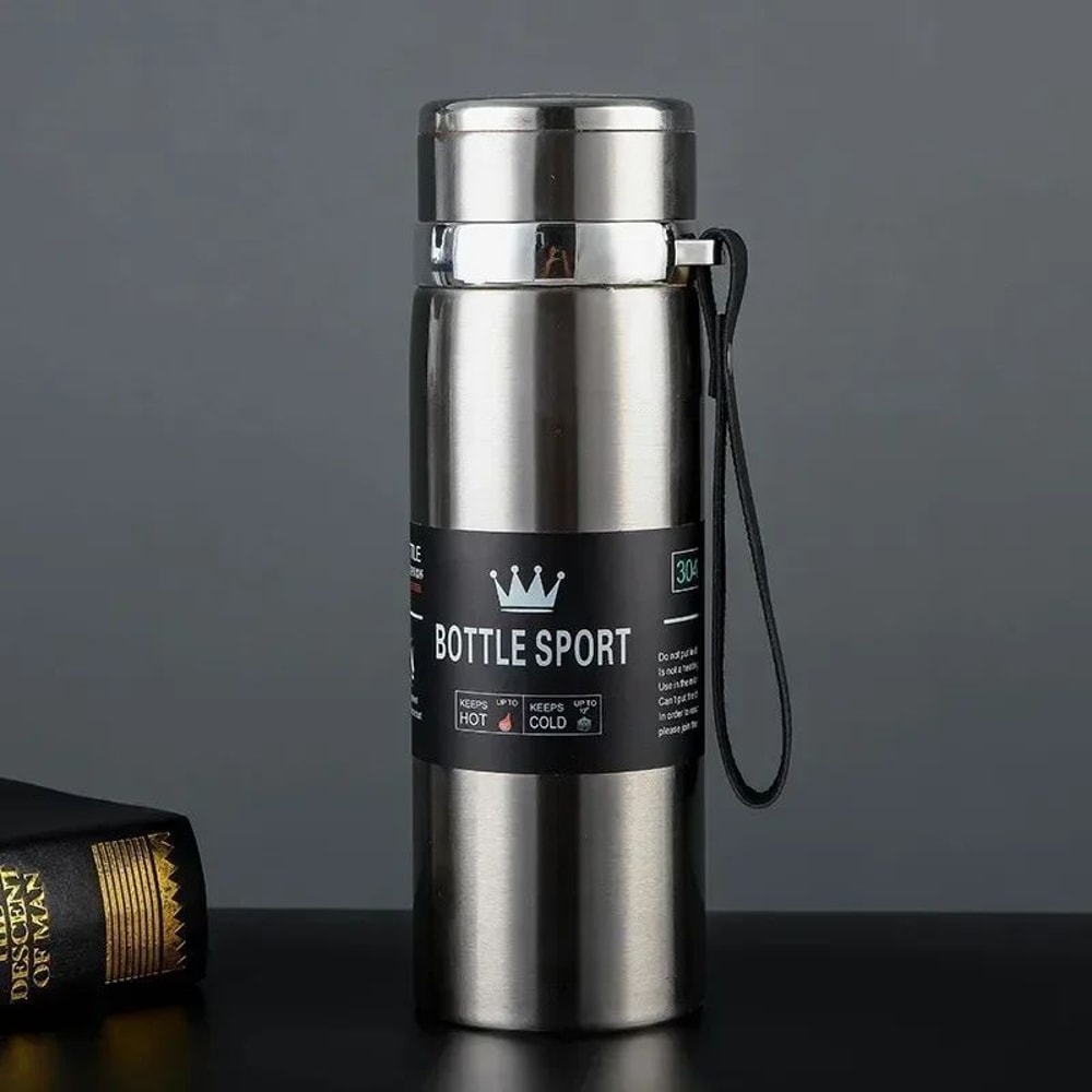 338 Oz Stainless Steel Thermal Water Bottle Vacuum Insulated Flask For Hot Cold Drinks 9