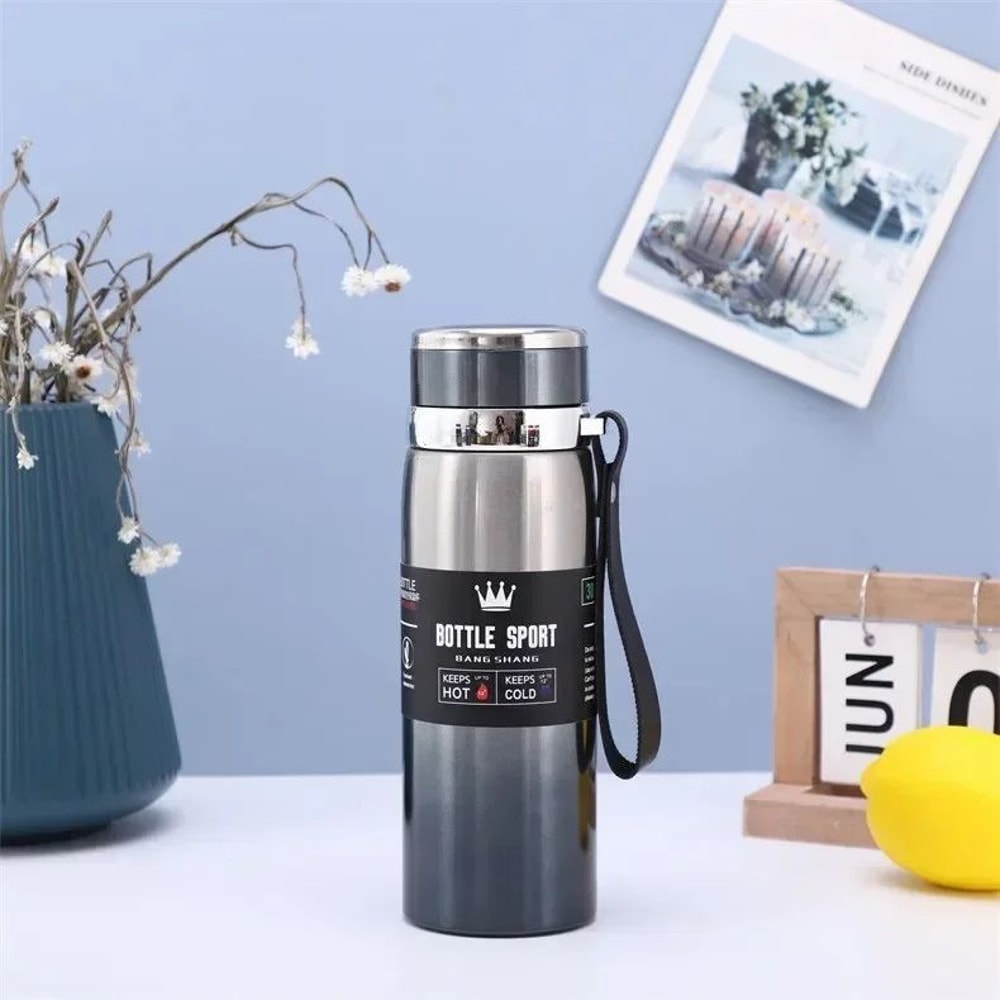 338 Oz Stainless Steel Thermal Water Bottle Vacuum Insulated Flask For Hot Cold Drinks 10