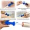 3pcs Silicone Caulking Nozzle Tool Set Green Sealant Applicator Finishing Kit For Precise Home Re 2