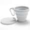 609oz Collapsible Silicone Cup With Lid Foldable Travel Cup For Camping Hiking Everyday Use 6