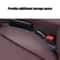 2pcs Car Seat Gap Filler Organizer Waterproof AntiDrop Seat Gap Plug With Dual Storage Grooves 4
