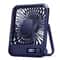 Portable USB Rechargeable Desk Fan 5Speed Ultra Quiet Folding Fan With Power Display 10