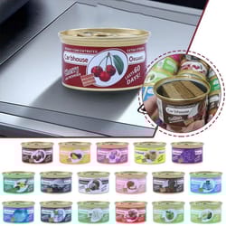 coffee scent car air freshener wood block – long-lasting aromatherapy deodorizer for fresh interior