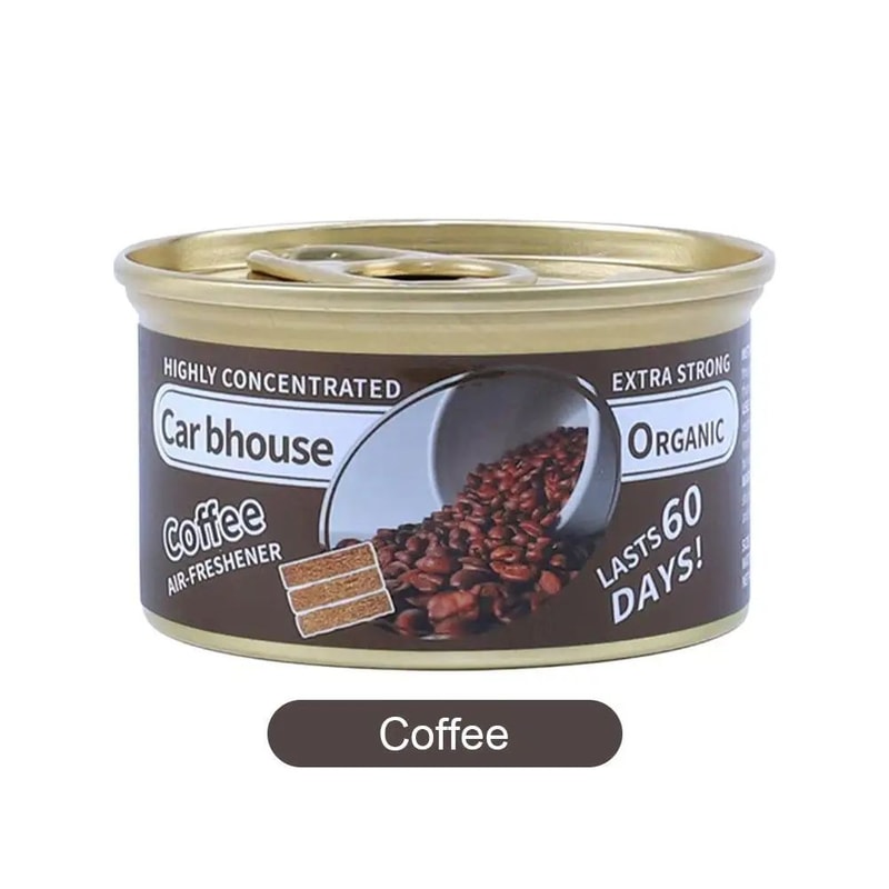 Coffee Scent Car Air Freshener Wood Block LongLasting Aromatherapy Deodorizer For Fresh Interior 9